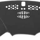 X AUTOHAUX Car Dashboard Cover Gray Polyester Non-Slip Mat Protector Carpet Sun Proof for Chevrolet Malibu 2016 2017 2018