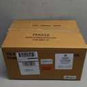 Kitchentoolz Set of 10 Clear 32oz Boston Round Glass Bottles with Black Caps – Airtight Poly-Cone Sealed Bottles for Kombucha, Kefir, Beer, Fermentation, and Storage