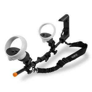 Magni Stock+ VR Carbon Fiber Controller Stock Rifle Adapter compatible with Meta Quest 2/Quest