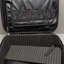 Relavel Makeup Backpack, Professional Travel Train Case Makeup Artist Kit Set Bag for Women Extra Large Cosmetic Organizer, Brush Storage Holder, with Adjustable High Dividers, Black