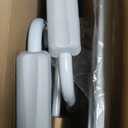 Drive Medical 11148-1 Folding Steel Bedside Commode Chair, Portable Toilet, Supports Individuals Weighing Up To 350 Lbs, with 7.5 Qt. Bucket and 13.5 Inch Seat, Grey