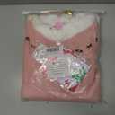 10 x 7 Pcs Women Christmas Elf Costume Set Santa's Helper Velvet Dress Xmas Outfit Elf Ears Hat Shoes Belt Socks Bell (Pink, XXL)