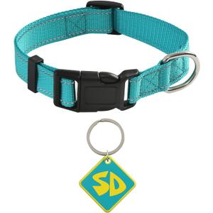 Dog Halloween Costume SD Tag with Nylon Adjustable Collar for Small Medium Large Puppy Funny Pet Cosplay Supplies L