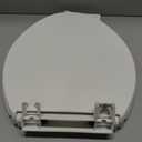 KOHLER K-4774-0 Brevia Elongated White Toilet Seat with Quick-Release Hinges And Quick-Attach Hardware For Easy Clean, White