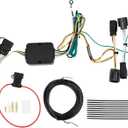 Dasbecan 56331 Trailer Hitch Wiring Harness Kit Compatible with 2011-2020 Dodge Grand Caravan /2011-2016 Chrysler Town and Country/2021 2022 Chrysler Grand Caravan Vehicle-Side Custom 4Pins