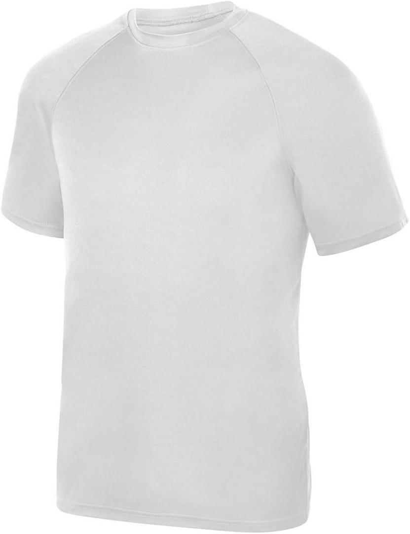 Augusta Sportswear Boys Augusta Sporswear Boys Attain Wicking Raglan Sleeve T-Shirt (White, S)