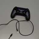 Upgraded Wireless Controller for Ps4 Gamepad Compatible with Ps4/Pro/Slim/Windows PC,Joystick for PS4 with Touchpad/Stereo Headphone Jack/Six-axis Motion Control/Charging Cable (Black)