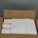 SUNEE 100 Pcs Gift Bags with Handles, 5.5x3.3x8 Inchs Small White Paper Gift Bags Bulk for Retail Wrapping, Party Favors, Small Business and Christams - White