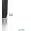 Pontoon Boat Trailer Guide-Ons for Trailer Rails,30"H Boat Trailer Guide, For 3" Trailer-2PK