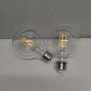 GE Reveal LED Light Bulbs, 60 Watt, G25 Globe Bulbs, Medium Base (2 Pack)
