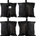 Ontheway Sand Bags for Canopy Tent, Heavy Duty Weights Sandbags, 4pcs-Pack (Black)