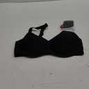 Seamless Bras for Women No Underwire Push Up Bralettes Full Coverage, Black, Size: S