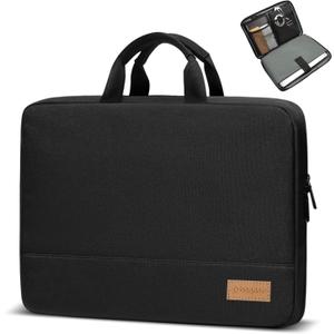 Laptop Sleeve Case, 15.6 17.3 14 13.3 12.3 inch TSA Laptop Sleeve Computer Carrying Bag (Black)