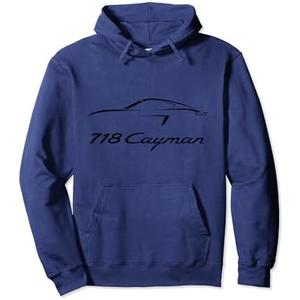 718 Cayman Sports Car Pullover Hoodie, Large