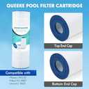 DEBONAIRE CC150 Pool Filter Cartridge Replacement for Clean & Clear CCRP150, Compatible with Pleatco PAP150, Pentair R173216, Unicel C-9415, Filbur FC-0687, 160317, 160355, 160352,150 sq.ft.1 Pack