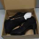 TOP Moda George-40 Ankle Wrap Boots (8.5, Black)