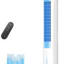 Portable Air Conditioners Windowless, 2025 Upgraded Cooling System, 35 Inch Evaporative Air Cooler w/3 Speeds