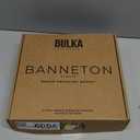 Bulka Large Round 9" 1kg Waffle Banneton Bread Proofing Basket Pressed Wood Pulp, Sourdough Proofing Basket - Non-Stick Brotform Sourdough Bread Baking Supplies, Made in Germany