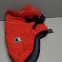 Norbi Dog Winter Jacket with Built-in Harness, Waterproof Windproof Cold Weather Coat for Small Medium Large Dogs, Warm Puffer Vest for Small Dogs Like Chihuahua, Dachshund, Yorkie(Red, M)