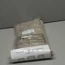 Tollpiz Short Linen Curtains Bedroom Rod Pocket Semi Sheer Curtain Burlap Light Filtering Thick Linen Drapes for Living Room Long, Natural, Set of 2 Panels, 35"W x 54"L