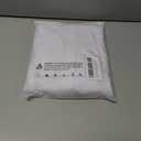 Men's Long Sleeve Casual Button Down Shirts Untucked Shirts for Men Business Stretch Wrinkle Free Dress Shirt (White, XXL)