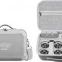 Carrying Case for DJI Neo, Portable Shoulder Bag Trave case for DJI Neo Drone, Fly More Combo, RC N3/N2 Remote Controller, battery,charger plug and Accessories (PU Leather Case Only)