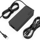 65W USB C Laptop Charger Compatible with Lenovo ThinkPad X1 X13 T14 T15 E14 E15 T480s T490 E480 Yoga 7i 9i Thinkbook 13s 14 15 16 Plus G4 65W 45W Computer Charger USB Type C AC Power Adapter