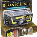 Bell Howell Solar Bionic Wall Light Solar Lights Outdoor with Motion Sensor (White Light 6500K)
