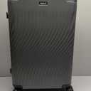 ECOHUB Hardside Expandable Carry On Luggage, Recycled PC 24" Rolling Luggage 26x16x11 Airline Approved with Spinner Wheels & TSA Lock, Lightweight Hardshell Travel Suitcase, 24inch Carry-on Grey