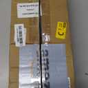 Straight Furniture Table Legs 18 Inch, Round Tapered Metal Furniture Legs Black, Modern Dresser Cabinet Sofa Support Feet Replacement, Set of 4