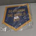 Nursery Playroom Decor Go Change The World Kid Pennant Banner Flags