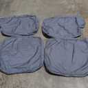 Sofa Covers Set of 5, Pillow Size: (2 Pcs 25X25, 2 Pcs 30X22) Bed Cover (74×57×27inch) Gray