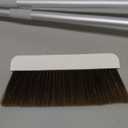 3-in-1 Magnetic Broom with Dustpan Combo Set, Broom and Dustpan Set with Silicone Broom, Upright Standing Dustpan Self-Cleaning Teeth for Home, Kitchen, Office, Hall Floor, Pet Hair White