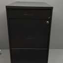 Alera Soho Vertical File Cabinet, 3 Drawers: Pencil/File/File, Letter, Charcoal, 14" X 18" X 26.9"