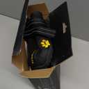 Expawlorer Anti-Slip Dog Shoes Waterproof & Stain Resistant Dog Booties with Reflective Straps for Outdoor Hiking, Black, Size 8: 3.19"x3.03" (L*W) (Pack of 4)