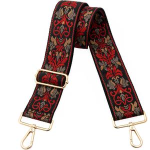 Purse Straps Replacement Crossbody Wide Bag Strap for Purses Adjustable Shoulder Straps for Women Bags (Reddish-brown)