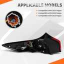 Right Outer Tail Light Assembly Compatible with Rogue 2021-2024
