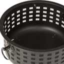Amazon Basics 27 inch Steel Round Lattice Fire Pit, Easy to Assemble