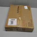 TUTOTAK End Table, Set of 2, Side Table, Nightstand, 2-Tier Storage Shelf, Sofa Table for Small Space, Living Room, Bed Room, Natural TB01BN035