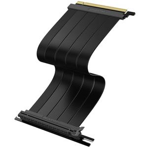 CELEXTRO Ultra PCIe 5.0 Riser Cable x16 – 20cm Right Angle GPU Graphics Card Extension, 128GB/s Bi-Directional Speed, Flat Flexible, Compatible with RTX 50/40, RX 7000, M.2 Gen5 SSD, WRX90/WRX80