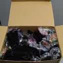 20 Pcs Rave Fans Bulk Large Folding Hand Fans with Plastic Ribs for Men Women, Chinese Japanese Rainbow Handheld with Fabric Case for Drag Queen Dance Club Music Festival Party(Innovative)