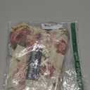 Scarlet Darkness Women Renaissance Corset Pirate Bustier Top Bodice Bodyshaper (6, Beige Red Floral)