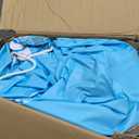 SLOOSH Inflatable Tanning Pool Lounger Float, 85" x 57" Extra Large Pool Floats Adult with Pillow, 4 in 1 Suntan Tub Raft Floatie,Sunbathing Bed Lounge for Water Blow Up Ball Pit Party Gifts, XL-Blue