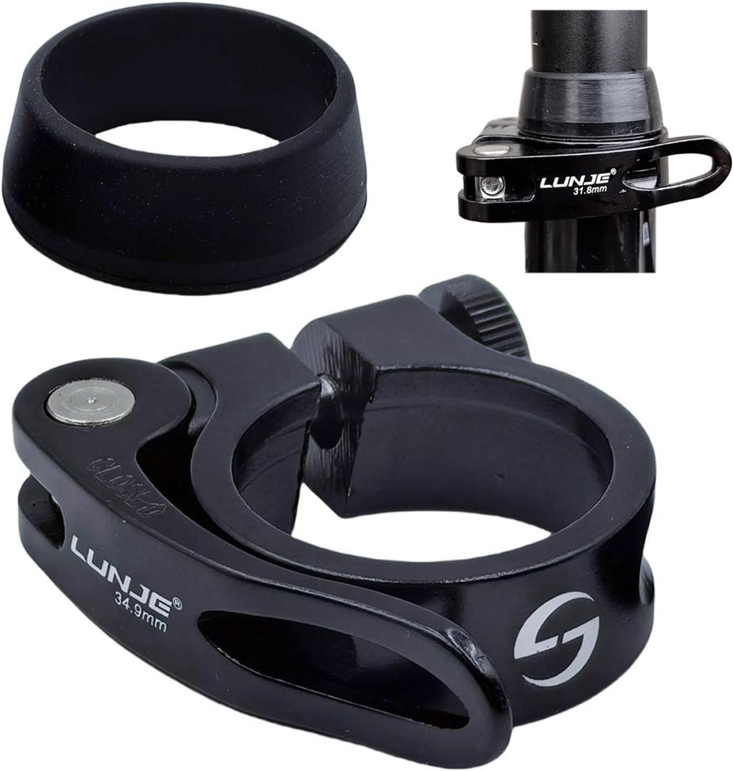 Bike Seat Post Clamp Quick Release Aluminium Alloy Bicycle Seat Clamp Collar 28.6mm 31.8mm 34.9mm