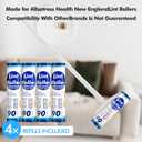 360 Sheets Sticky Lint Rollers Refills for 9.45'' Width Large Lint Roller, Floor Lint Roller Refills