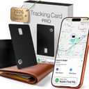SPOTMINDERS Apple MFi Certified Wallet Tracker PRO for Travel Credit Card Design Works with Apple Find My IP68 Waterproof Rechargeable Tracking Card for Wallet Luggage Passport 0.07in Slim Item Finder
