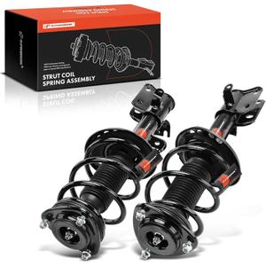 A-Premium Front Struts Compatible with Subaru Impreza 2017 2018 2019, w/ 15" or 16" Wheels - 2x Replacement Suspension Complete Strut Assembly Shock with Coil Spring