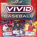 2023 Leaf Vivid Baseball box (7 cards/bx including FIVE Autograph cards)