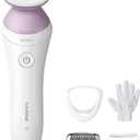 Philips Beauty Lady Electric Shaver Series 6000, Cordless with 4 Accessories, BRL136/00, White