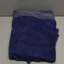 BELIZZI HOME Ultra Soft 3 Pack Cotton Towel Set, Contains a Bath Towel 28x55 inch, a Hand Towel 16x24 inch & a Wash Coth 12x12 inch, Ideal Everyday use, Compact & Lightweight -Navy Blue